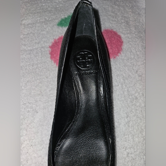 Tory Burch open toe leather wedges - Picture 4 of 12